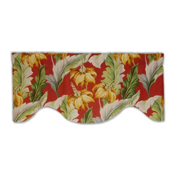 Priority Home and Design - Bloomcraft Slubbed Beach Paradise Valance - Valances