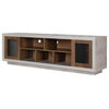 Furniture of America Tellun Industrial Wood Storage 71-Inch TV Stand in Walnut