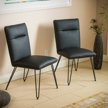 Bonsallo Vinyl Dining Chair (Set of 2)