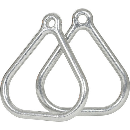 Aluminum Triangle Rings, Set of 2