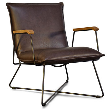 Sydney Lounge Chair, Brown