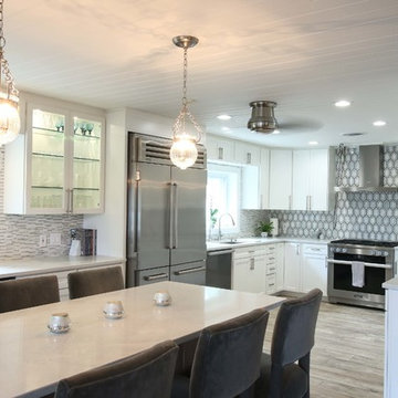 Cabinets.com | Belleair Maple Bright White Cabinets