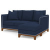 Apt2B La Brea Reversible Chaise Sofa, Blue Jean