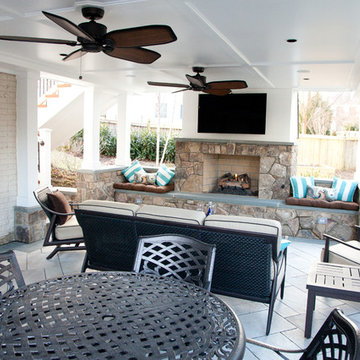 High End Deck and Lower Living Space