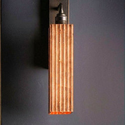 Copper Long LED Wall Light - Outdoor Wall Lights