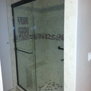 Semi Frameless Bypass Shower Doors