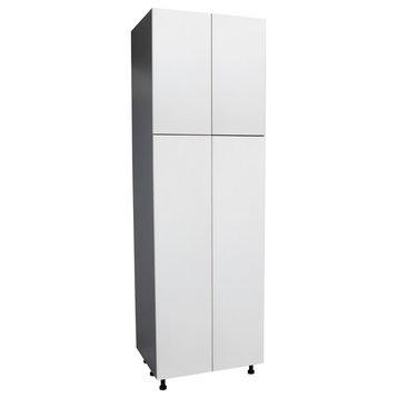 36 x 90 Utility Cabinet-Four Door-with White Gloss door