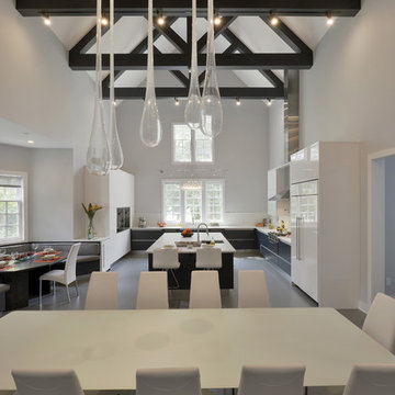 Spacious Contemporary Kitchen in New Jersey