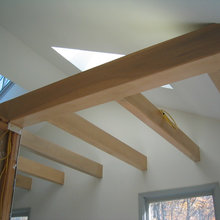 Wood Beams Great Room