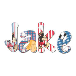 Custom Mickey Mouse Letters - Wall Letters