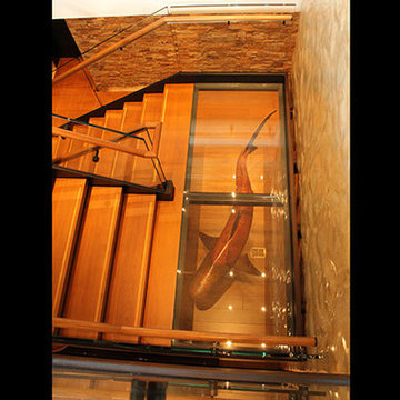 Staircase and handrail