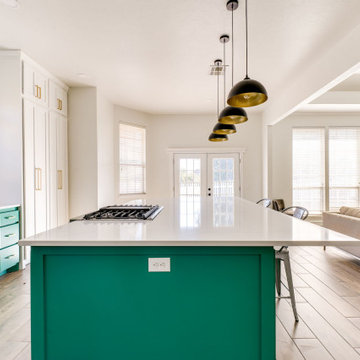 Crisp and clean Tuxedo Kitchen