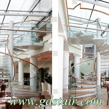 Glass stair