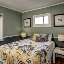 Gray and yellow paint