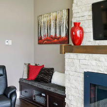 Fireplace seating