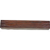 8"W x 10"H x 8'L 3-Sided Riverwood Faux Wood Beam, Premium Mahogany