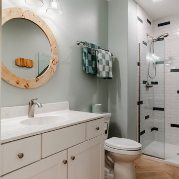 Modern Spa Basement Bath