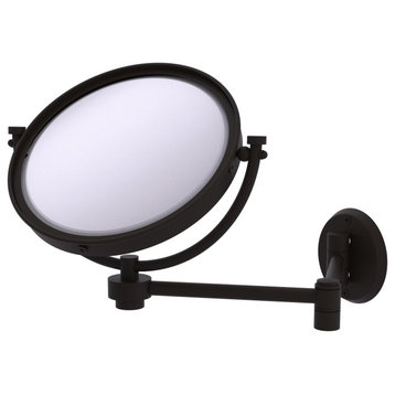 8" Wall-Mount Extending Make-Up Mirror 3X Magnification, Oil Rubbed Bronze