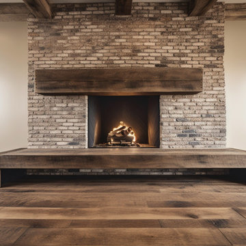 Beautiful Simple Wood Beam Fireplace Mantels