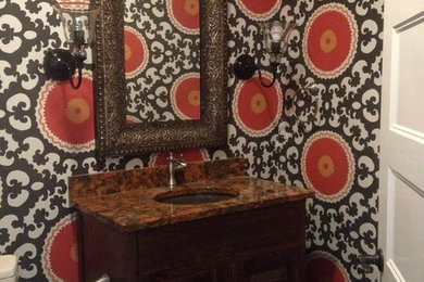 Powder room - traditional powder room idea in Other