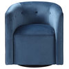 Mallorie Blue Swivel Chair