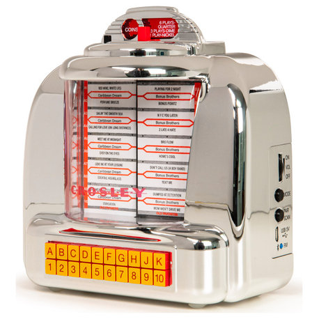 Diner Jukebox Radio, Silver