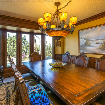 New Bow Window in Luxurious Dining Room - Renewal by Andersen NJ / NYC
