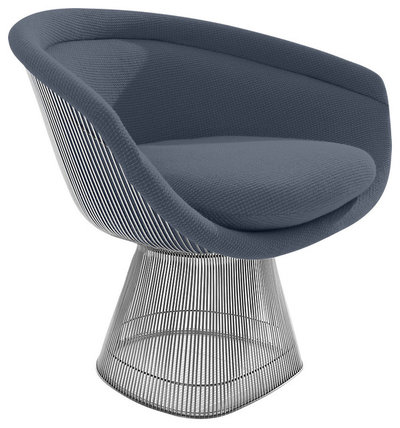 Retro Armchairs & Accent Chairs Platner Lounge Chair, Nickel