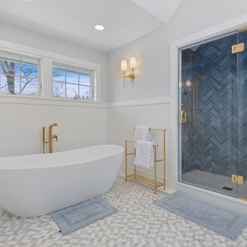 Elegant Bathroom Design in Westchester, NY by Prestige Line