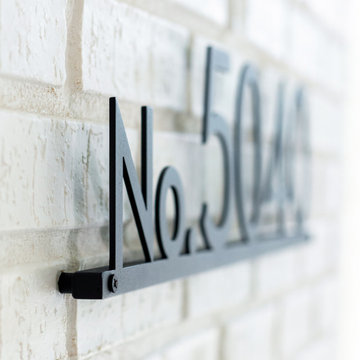 Mod Mettle Address Sign