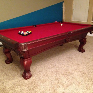 The Lincoln Antique Walnut Pool table