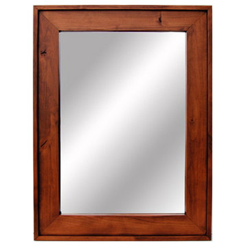 Wooden Mirror-Cherry Wood Stained Mirrors 18x22. Custom Sizes