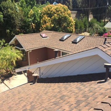 Roof Replacement with Barkwood Shingles