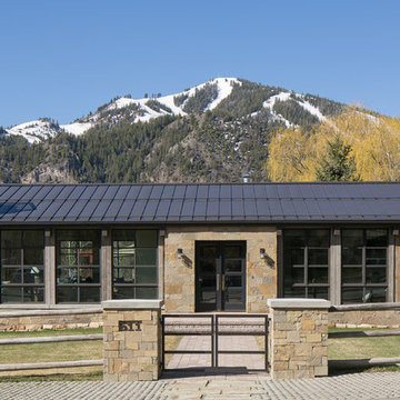 Rustic contemporary remodel in Sun Valley, Idaho