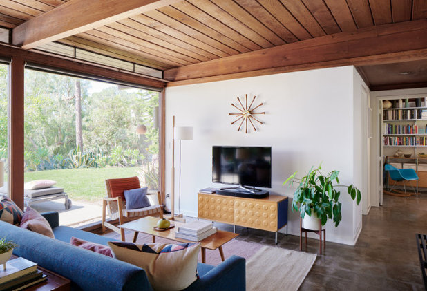 Midcentury Family Room by ORA Inc