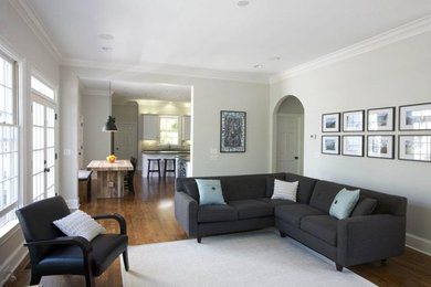 Inspiration for a timeless living room remodel in Atlanta