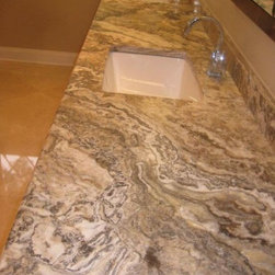 Antico Onyx Project- West Palm Beach, Fl - Kitchen Countertops