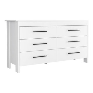 Atlin designs 8 drawer double dresser in white deals