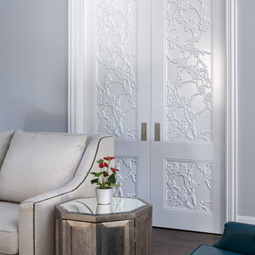 Custom Carved Doors by Interior Designers Dallas TX | Interior Decorator Plano