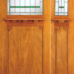 Prehung Exterior Doors and Sidelite, Glass Design - Front Doors