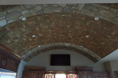 Faux Brick & Stone Ceiling