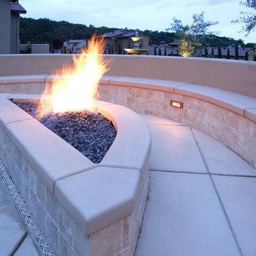 Backyard Remodel with Firepit in Tarzana, CA 91356