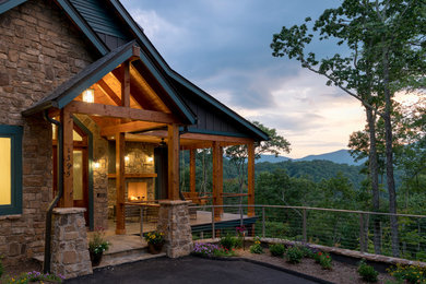 Arts and crafts exterior home photo in Other