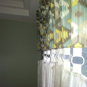 Custom-made drapery panels