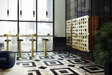 Design ideas for a bohemian living room in London.