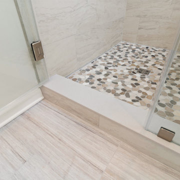 Warm Toned Bathroom Remodel