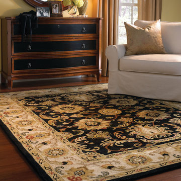 Orinda-Mirza Rectangle Hand Tufted Rugs, Golden Sage