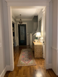 HELP! Entryway rug placement dilemma