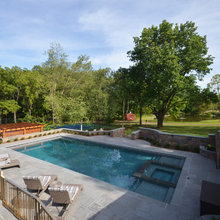Sorin House Wall caps and pavers