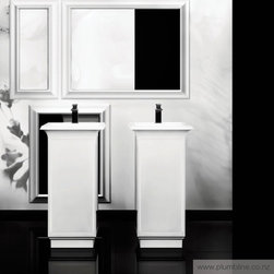 Eleganza Freestanding Basin Matt White Cristalplant - Bathroom Basins